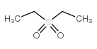 Diethylsulfone structure, CAS 597-35-3