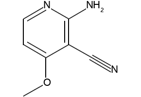 2-Amino-4-methoxypyridine-3-carbonitrile structure, CAS 98651-70-8