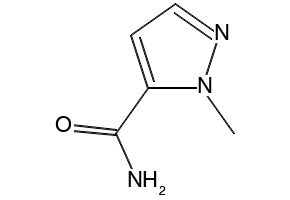 2-Methyl-2H-pyrazole-3-carboxylicacidamide structure, CAS 98711-43-4