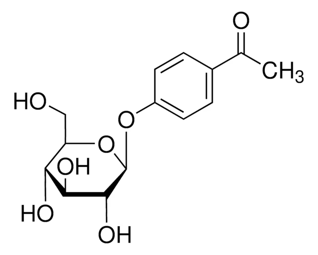 4-Acetylphenylbeta-D-glucopyranoside structure, CAS 530-14-3