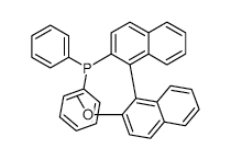 (S)-2-Diphenylphosphino-2'-methoxyl-1,1'-binaphthyl structure, CAS 145964-36-9