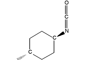 Trans-4-methylcyclohexylisocyanate structure, CAS 35258-70-1