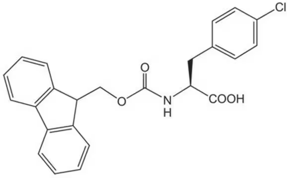Fmoc-4-Chloro-L-phenylalanine structure, CAS 175453-08-4