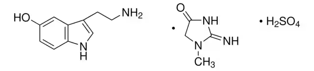 Serotonincreatinesulphate structure, CAS 971-74-4