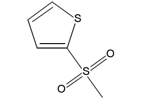 2-MethylsulfonyThiophene structure, CAS 38695-60-2