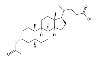 Acetoxylithocholicacid structure, CAS 4057-84-5