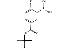 [5-(Butylcarbamoyl)-2-fluorophenyl]boronicacid structure, CAS 874289-50-6