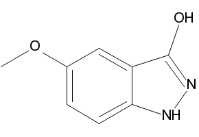3-Hydroxy-5-methoxy(1H)indazole structure, CAS 99719-37-6