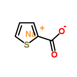2-Thiophenecarboxylicacidsodiumsalt structure, CAS 25112-68-9