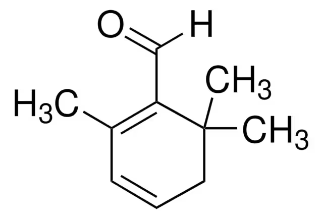 2,3-Dihydro-2,2,6-trimethylbenzaldehyde structure, CAS 116-26-7