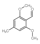 2,6-Dimethoxy-4-methylbenzaldehyde structure, CAS 6937-96-8