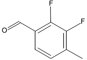 2,3-Difluoro-4-methylbenzaldehyde structure, CAS 245536-50-9