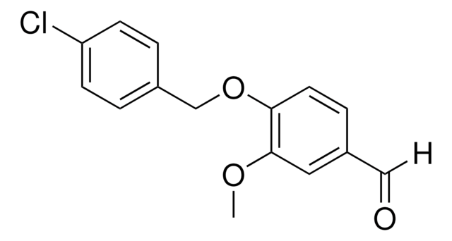 4-(4-Chloro-benzyloxy)-3-methoxy-benzaldehyde structure, CAS 70205-04-8