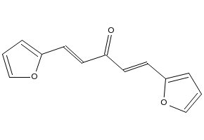1,5-Bis-(2-furanyl)-1,4-pentadien-3-one structure, CAS 886-77-1
