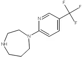 1-[5-(Trifluoromethyl)-2-pyridyl]-1,4-diazepane structure, CAS 306934-70-3