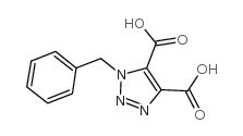 1-Benzyl-1,2,3-triazole-4,5-dicarboxylicacid structure, CAS 73953-89-6