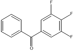 3,4,5-Trifluorobenzophenone structure, CAS 70028-88-5