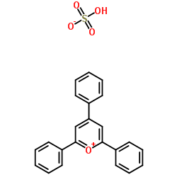 2,4,6-Triphenylpyryliumhydrogensulfate structure, CAS 51071-75-1