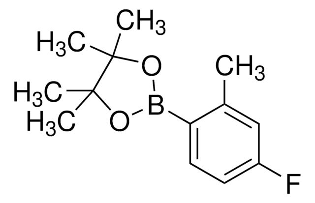 4-Fluoro-2-methylphenylboronicacidpinacolester structure, CAS 815631-56-2