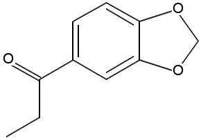 3,4-(Methylenedioxy)propiophenone structure, CAS 28281-49-4