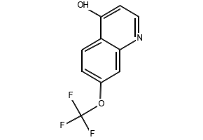 4-Hydroxy-7-trifluoromethoxyquinoline structure, CAS 53985-75-4