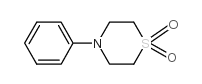 4-Phenylthiomorpholine1,1-dioxide structure, CAS 17688-68-5
