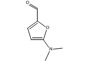 5-(Dimethylamino)-2-furaldehyde structure, CAS 3680-93-1
