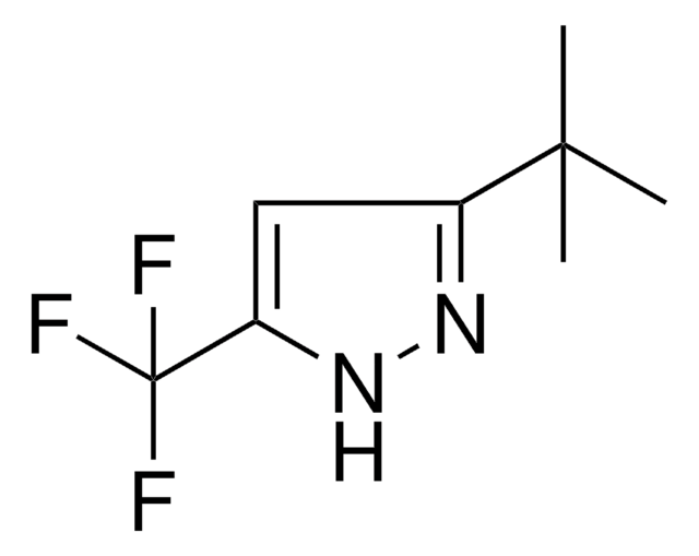 5-(tert-Butyl)-3-(trifluoromethyl)-1H-pyrazole structure, CAS 150433-22-0
