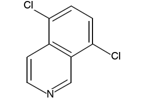 5,8-Dichloroisoquinoline structure, CAS 73075-59-9
