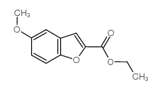 5-Methoxybenzofuran-2-carboxylicacid,ethylester structure, CAS 50551-56-9