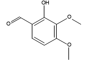 3,4-Dimethoxy-2-hydroxybenzaldehyde structure, CAS 19283-70-6