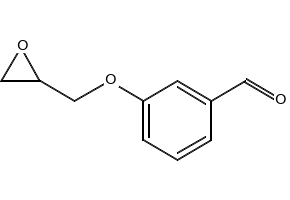 3-(Oxiran-2-ylmethoxy)benzaldehyde structure, CAS 22590-64-3