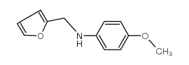 N-(Furan-2-ylmethyl)-4-methoxyaniline structure, CAS 17377-97-8