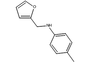 furan-2-ylmethyl-P-totyl-amine structure, CAS 3139-27-3