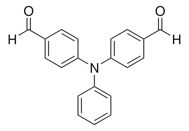 Bis(4-Formylphenyl)phenylamine structure, CAS 53566-95-3