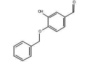 4-Hydroxy-4-benzyloxybenzaldehyde structure, CAS 4049-39-2