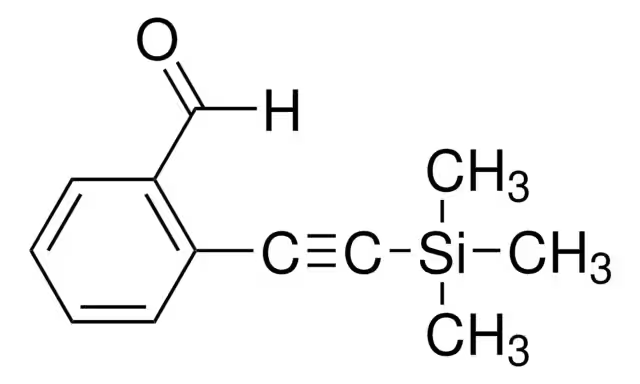 2-[(Trimethylsilyl)ethynyl]benzaldehyde structure, CAS 77123-58-1