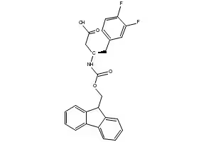 Fmoc-(R)-3-Amino-4-(3,4-difluorophenyl)butanoicacid structure, CAS 269396-60-3