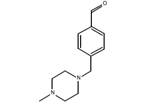 4-[(4-Methylpiperazin-1-yl)methyl]benzaldehyde structure, CAS 439691-80-2