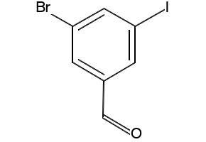 3-Bromo-5-iodobenzaldehyde structure, CAS 188813-09-4