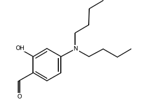 4-(Dibutylamino)salicylaldehyde structure, CAS 57771-09-2