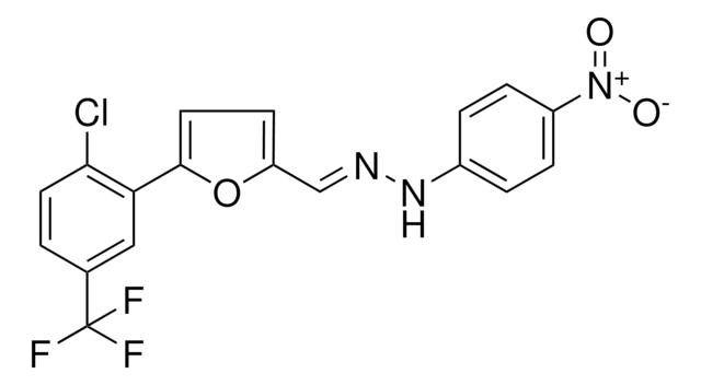 5-[2,6-Dichloro-4-(trifluoromethyl)phenyl]-2-furaldehyde structure, CAS 680215-60-5