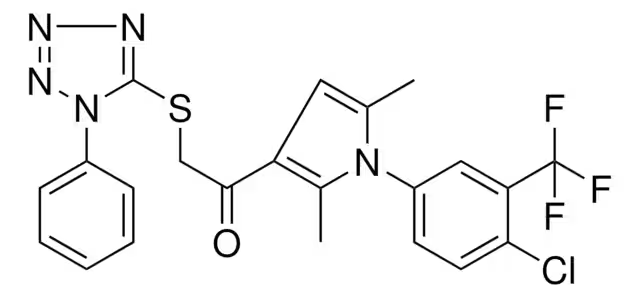 1-[2,6-Dichloro-4-(trifluoromethyl)phenyl]-2,5-dimethyl-1H-pyrrole-3-carbaldehyde structure, CAS 144890-91-5