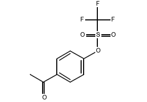 4-Acetylphenyltriflate structure, CAS 109613-00-5