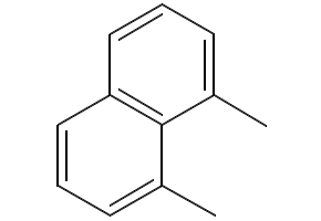1,8-Dimethylnaphthalene structure, CAS 569-41-5