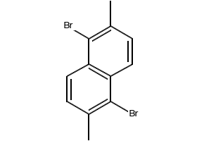 1,5-Dimethylnaphthalene structure, CAS 571-61-9