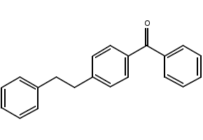 4-(2-Phenylethyl)benzophenone structure, CAS 91036-10-1