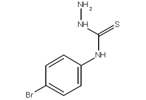 4-(4-Bromophenyl)-3-thiosemicarbazide structure, CAS 2646-31-3