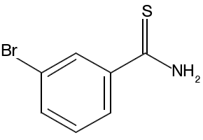 3-Bromothiobenzamide structure, CAS 2227-62-5