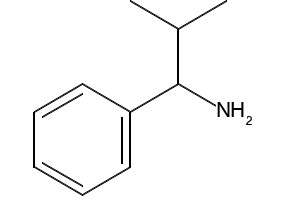 2-Methyl-1-phenyl-propylamine structure, CAS 6668-27-5